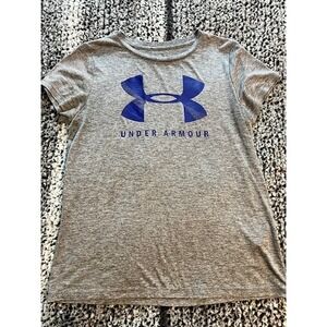 Women's‎ Gray Under Armour Dry-Tech T Shirt Size L